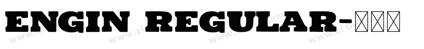 Engin Regular字体转换